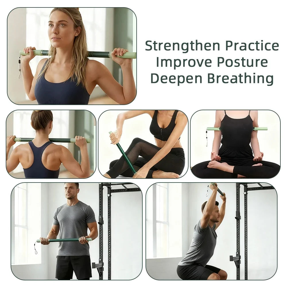 Yoga Stretching Stick | Posture Corrector & Muscle Roller