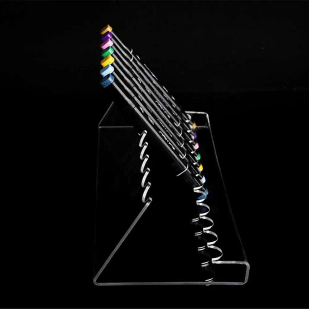 Clear Acrylic Pen & Brush Organizer Stand – 6 or 12 Slots