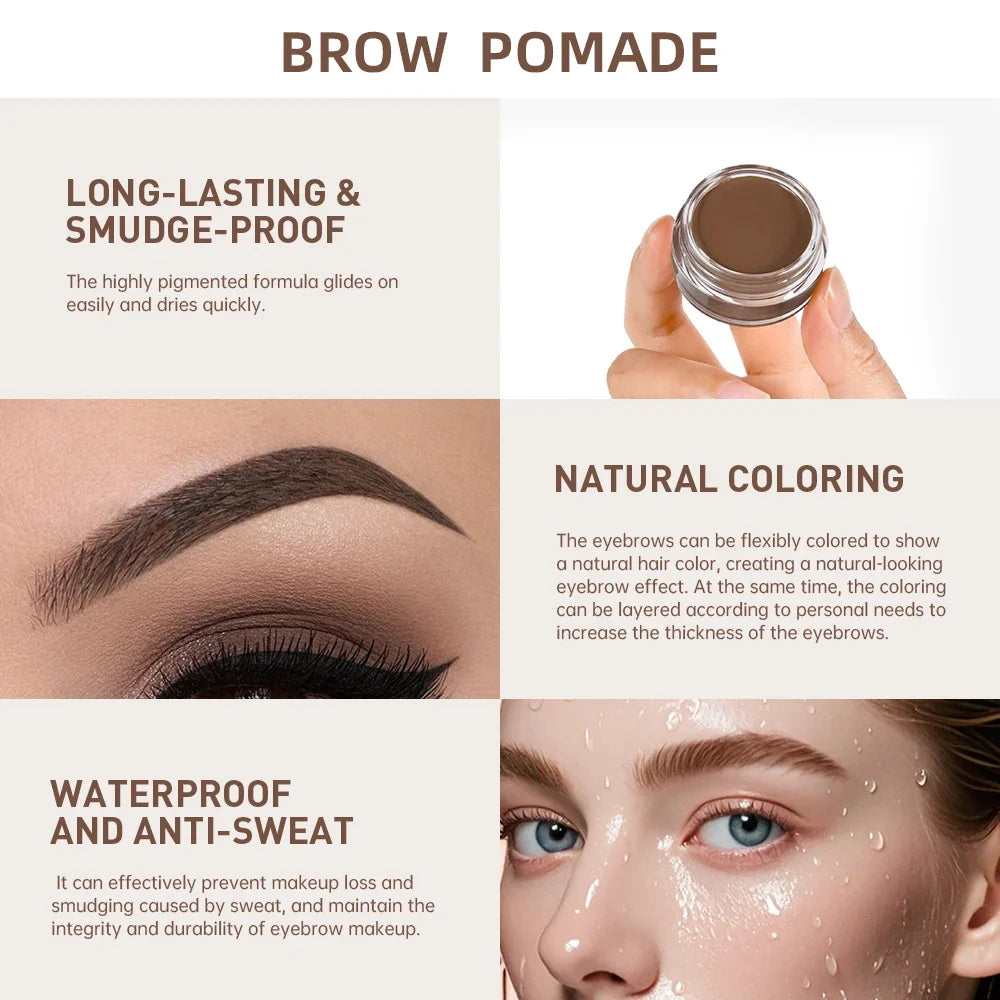 Lakerain Brow Pomade – Waterproof Long-Lasting Eyebrow Tint