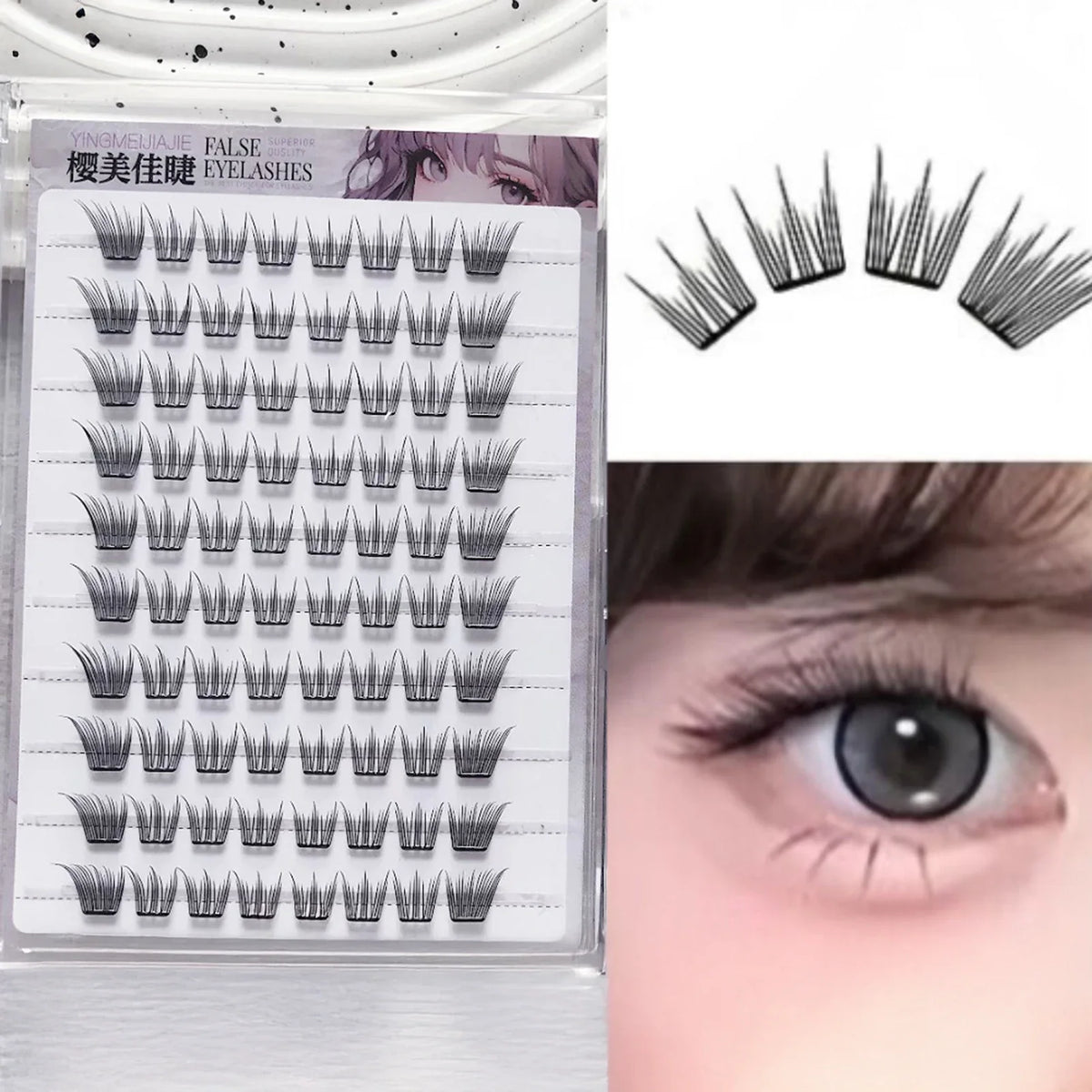 DIY Cluster Lash Extensions | Glue-Free False Eyelashes