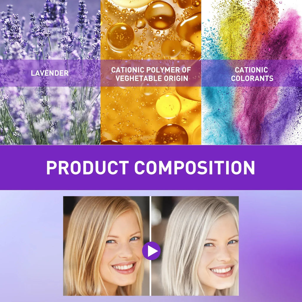 Purple Toning Shampoo – Tone Blonde, Gray & Bleached Hair