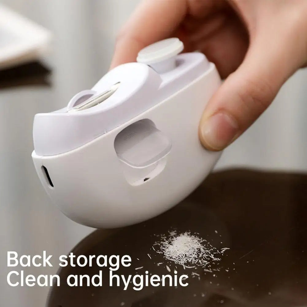 Electric Nail Trimmer USB Rechargeable with LED Light – All Ages