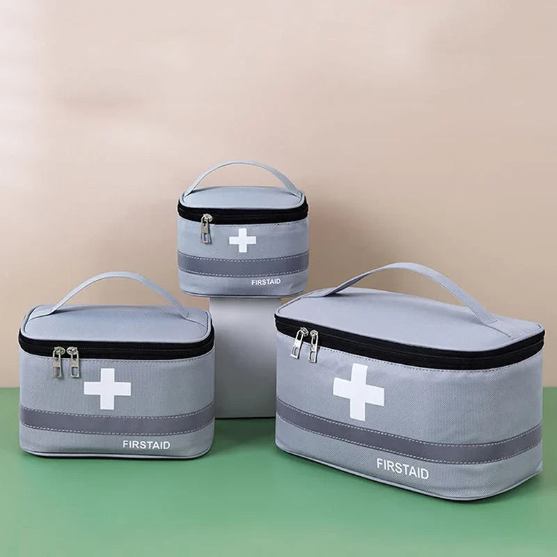 Portable First Aid Travel Medicine Medication Storage Bag