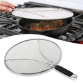 Stainless Steel Splatter Screen | Fine Mesh Oil Splash Guard