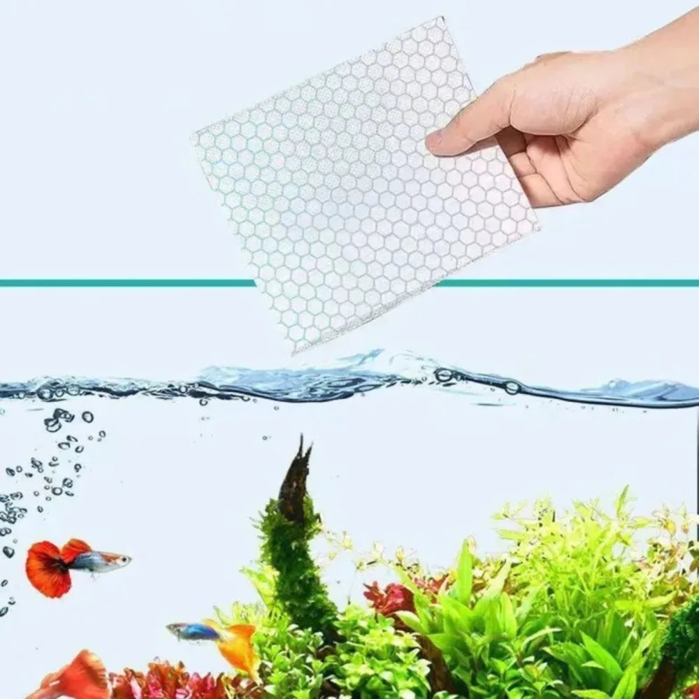 50-Pack Aquarium Filter Paper – Non-Woven Water Purification Pads