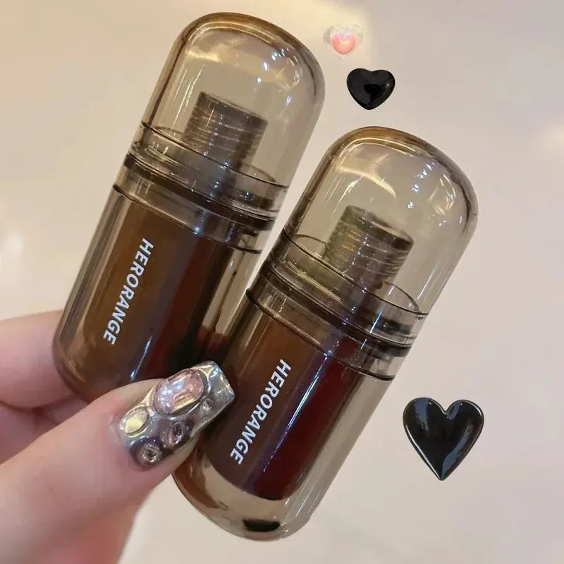 HERORANGE Ice Mirror Lip Glaze – Moisturizing Glossy Lip Film