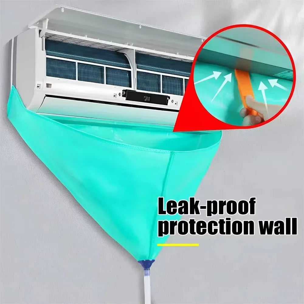 Air Conditioner Cleaning Kit – Leak-Proof Cover & Drain Pipe
