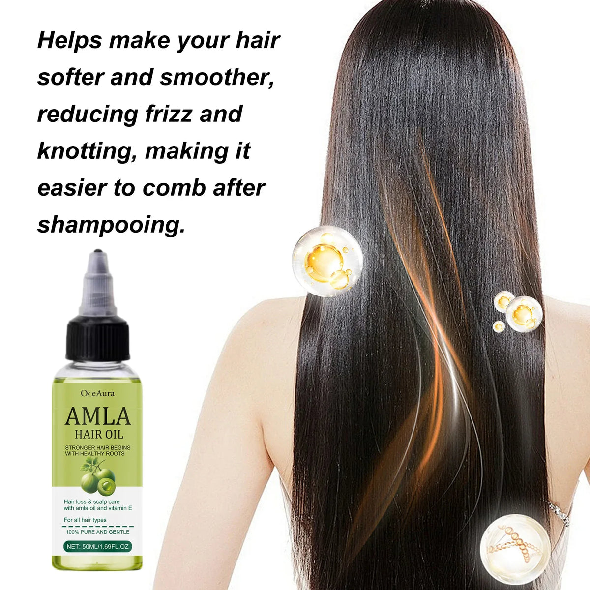 OceAura Hair Essential Oil – Nourishing Scalp & Growth Serum