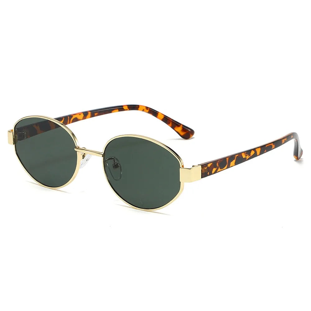 Retro Oval UV400 Sunglasses – Unisex Vintage Punk Eyewear