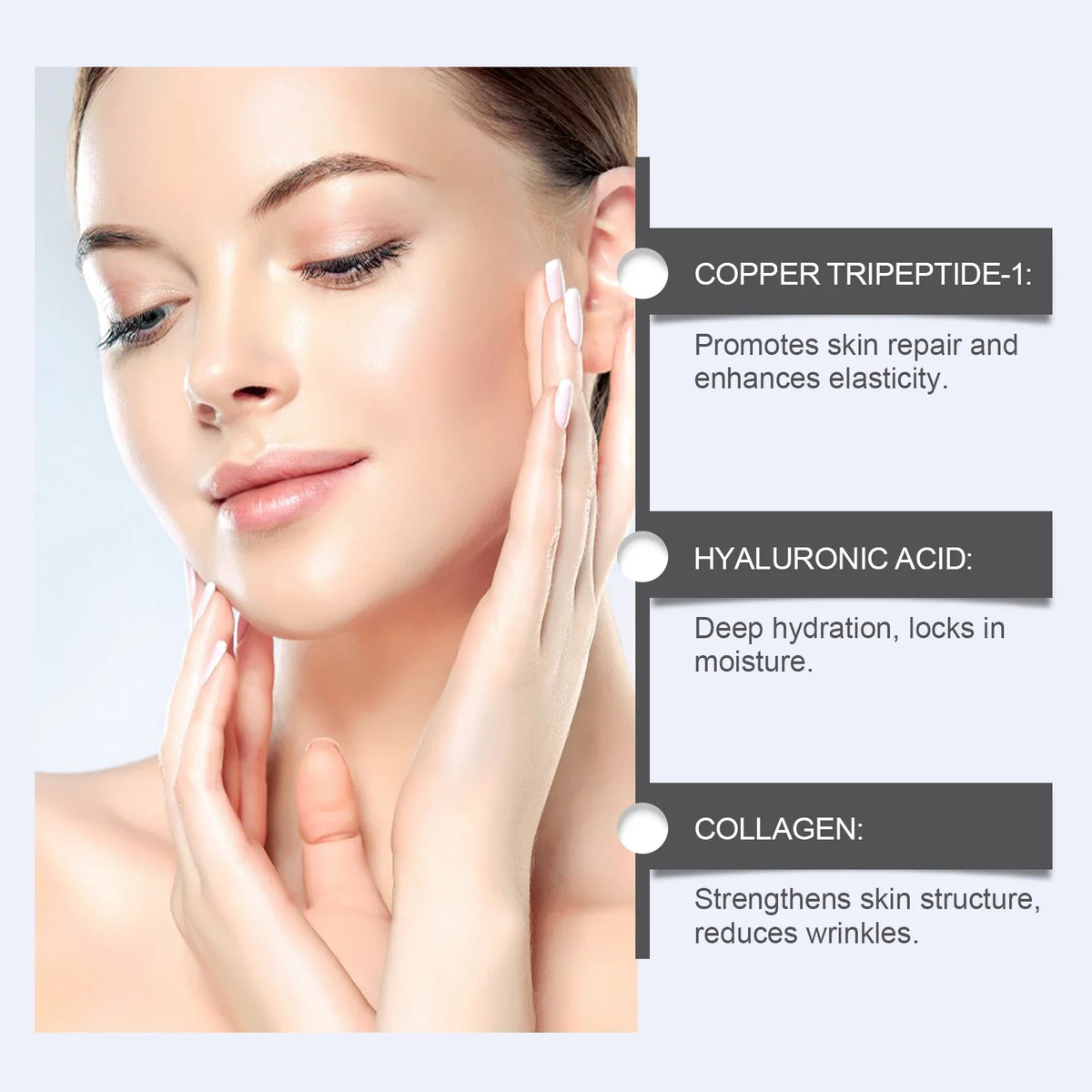 Copper Peptide Facial Serum – Firming & Brightening | 30ml