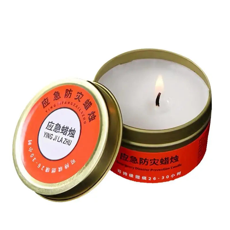 Camping Candles Survival 30 Hour Home Lighting Long Burning Windproof
