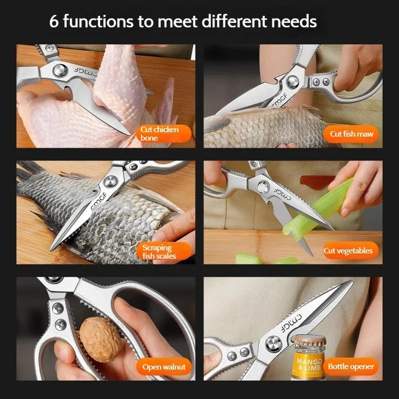 PLYS Stainless Steel Multifunction Kitchen Scissors
