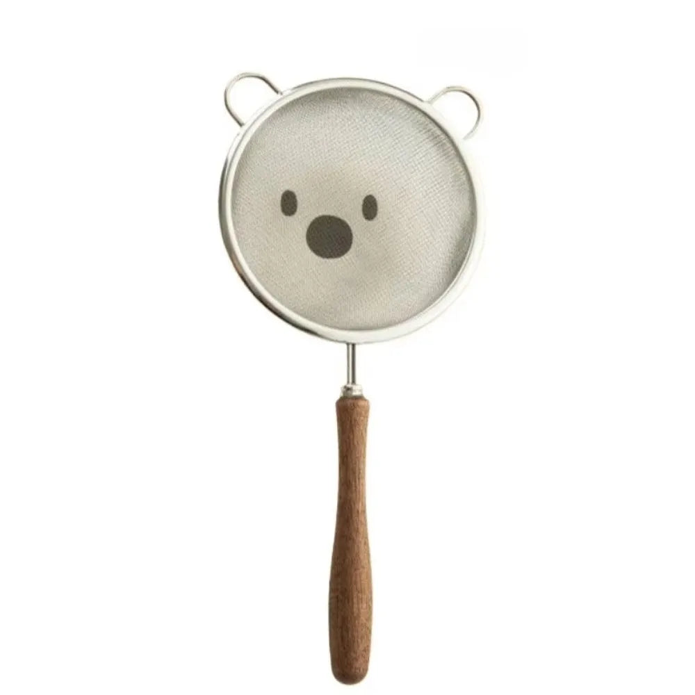 Fine Mesh Strainer – Stainless Steel & Wooden Handle Tea Filter