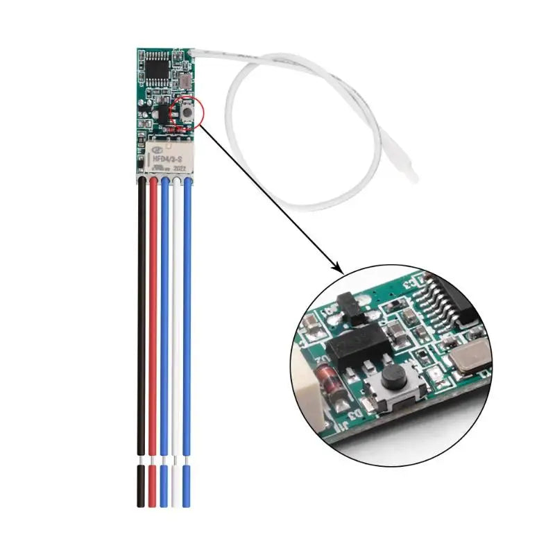 433mhz DC 3V 6V 12V 24V Mini Relay Wireless RF Remote Control Switch