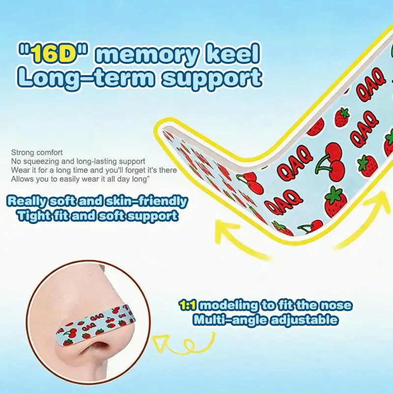 Adjustable Nose Lifting Strips – Flexible Cuttable Shaping Patches