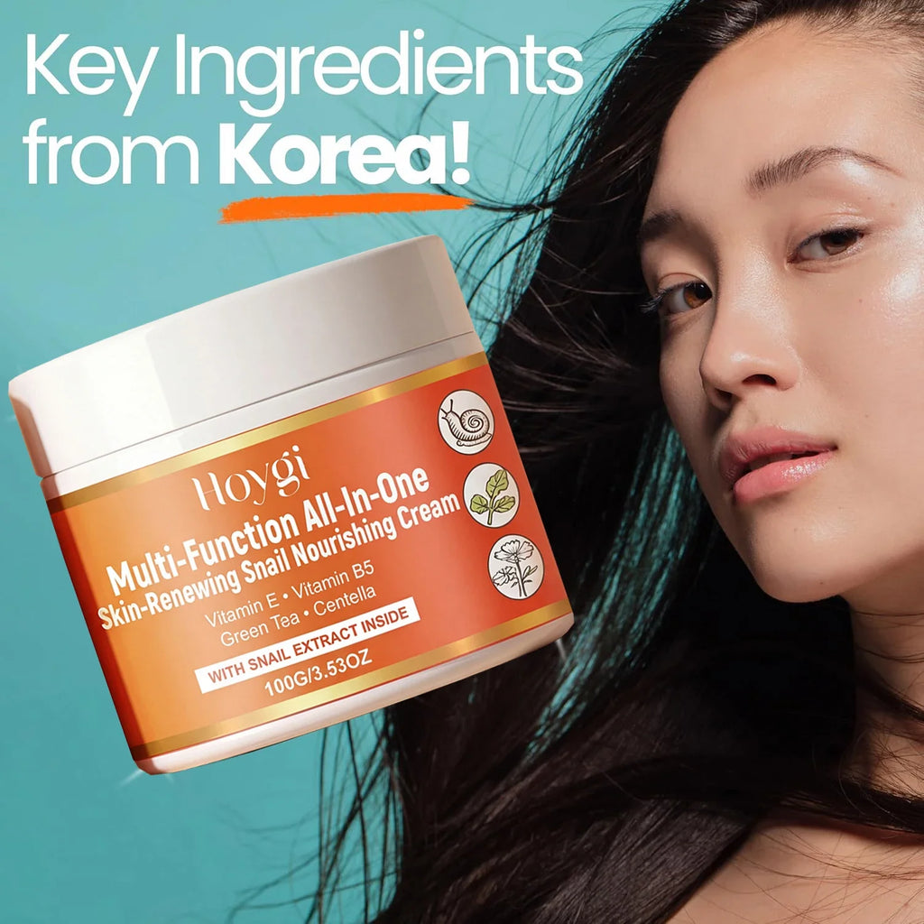 Snail Mucin Moisturizer Cream Korean Skin Care Day Night Repair Face