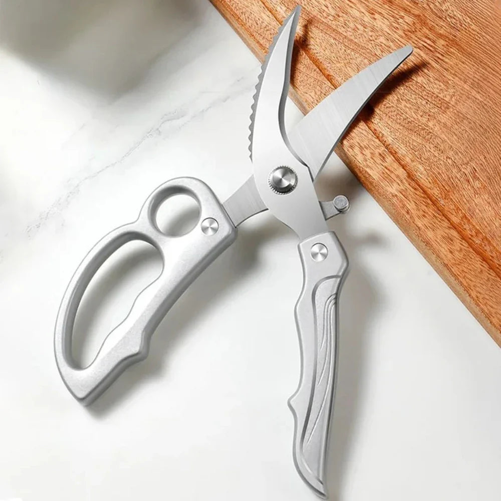 PLYS Heavy-Duty Kitchen Shears with Spring-Loaded Ejector