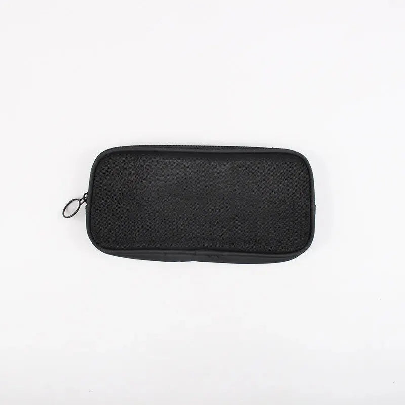 Mesh Transparent Makeup Bag | Clear Travel Cosmetic Organizer
