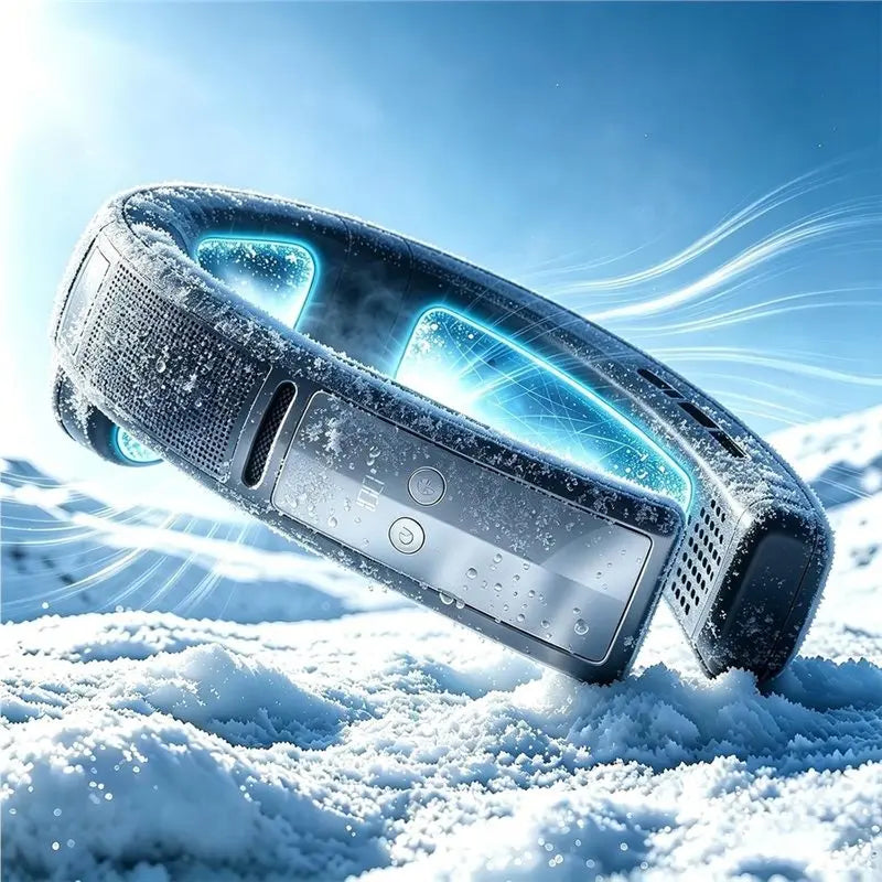 Wearable Neck Cooler Fan – Semiconductor Cooling & 6000mAh