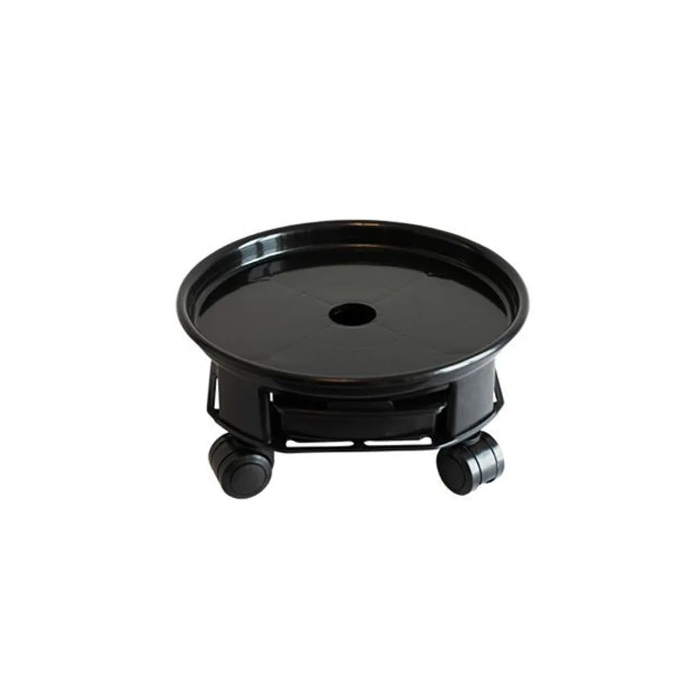 360° Rolling Plant Pot Tray with Wheels & Water Tray