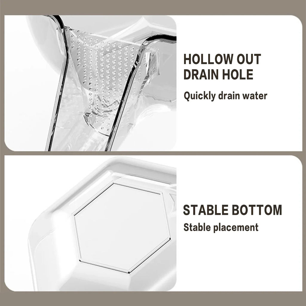 Kitchen Sink Strainer Basket Drainer Bowl with Handle
