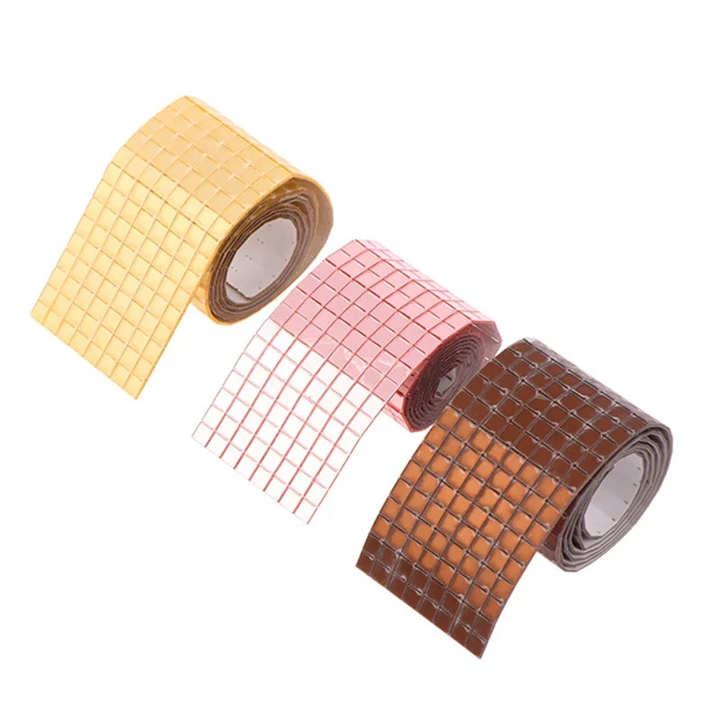3D Disco Ball Mirror Wall Sticker Roll | DIY Acrylic Mosaic Decor