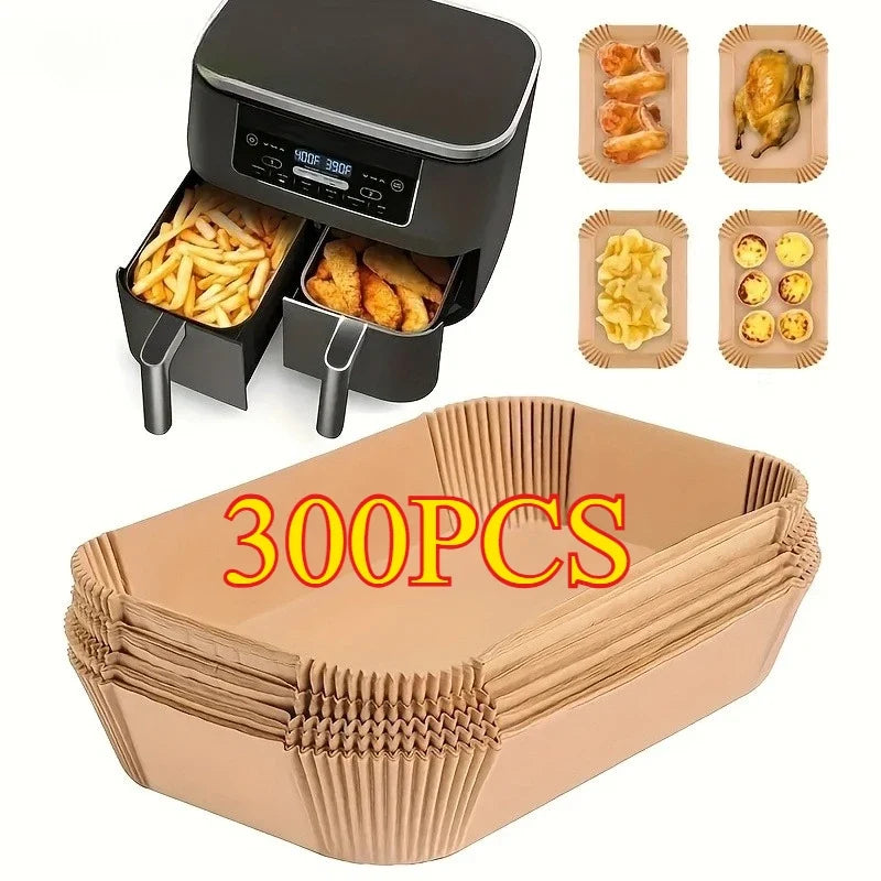 Disposable Air Fryer Parchment Liners | Non-Stick Baking Paper