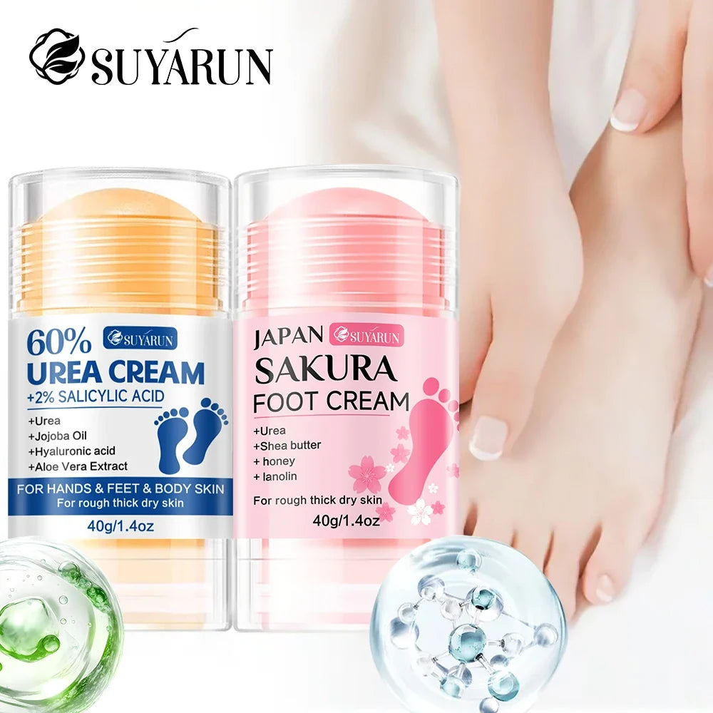 SUYARUN 60% Urea Foot Cream Stick – Hydration & Exfoliation
