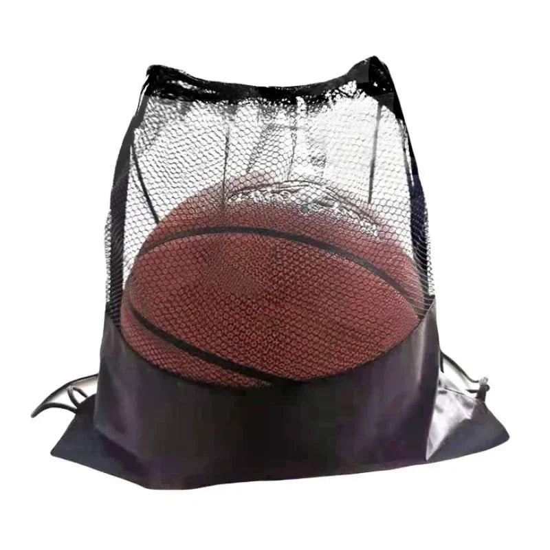 Portable Basketball Mesh Bag Outdoor Football Soccer Storage