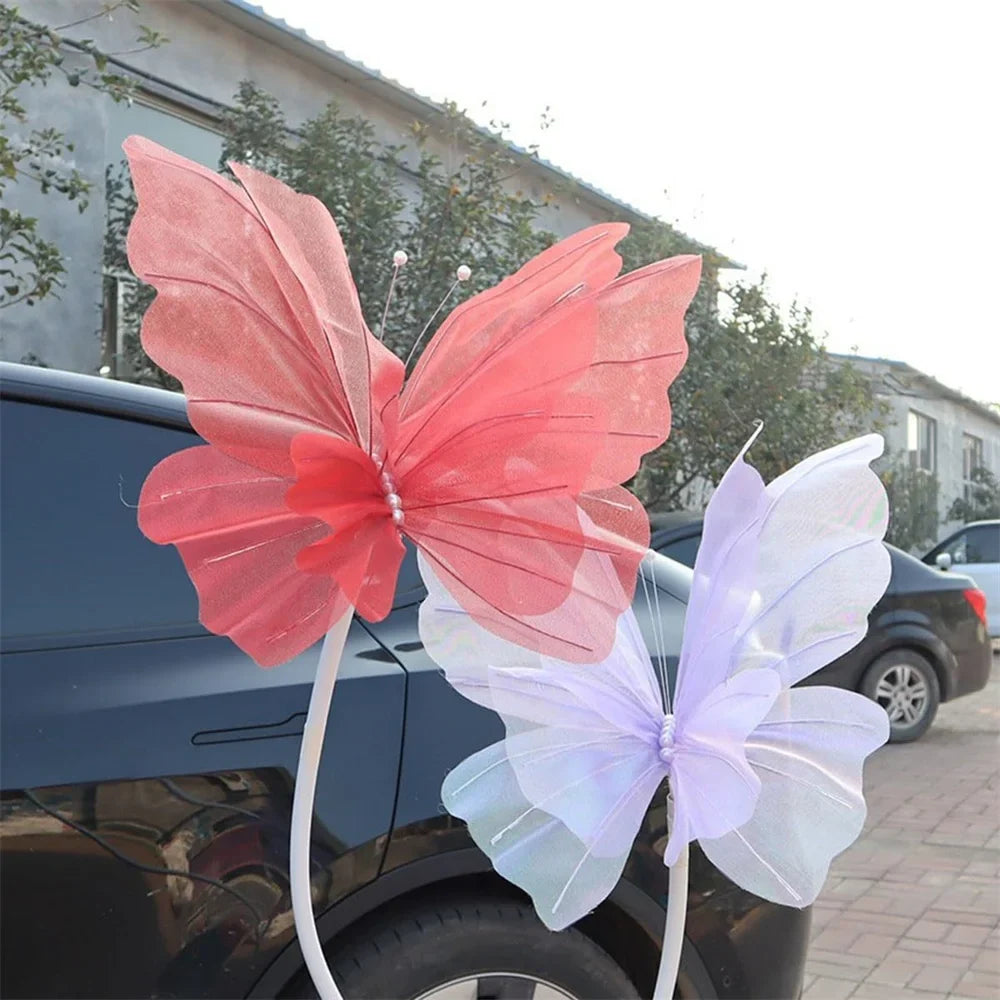 Big Simulation Butterfly 3D Outdoor Shopping Mall Wedding Festival