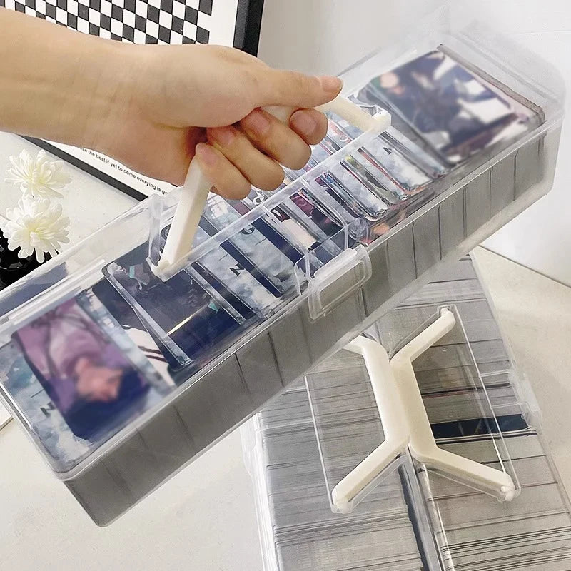 Transparent Idol Photo Storage Case Plastic Kpop Albums Photocards
