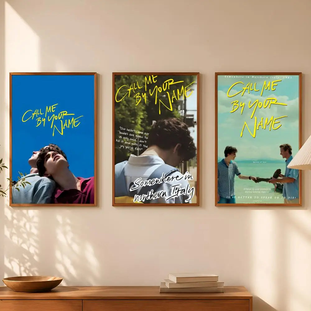 Call Me by Your Name Movie Poster – HD Self-Stick PVC Wall Art