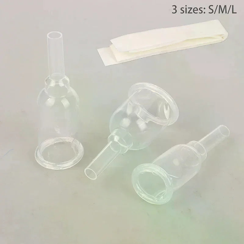 Sterilized Comfortable Medical Silicone Male External Catheter Self