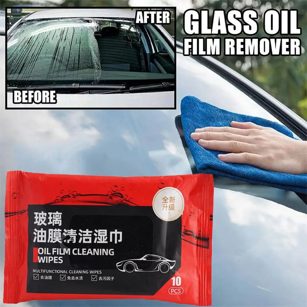 Car Glass Oil Film Removal Wipes – Anti-Fog Windshield Cleaner