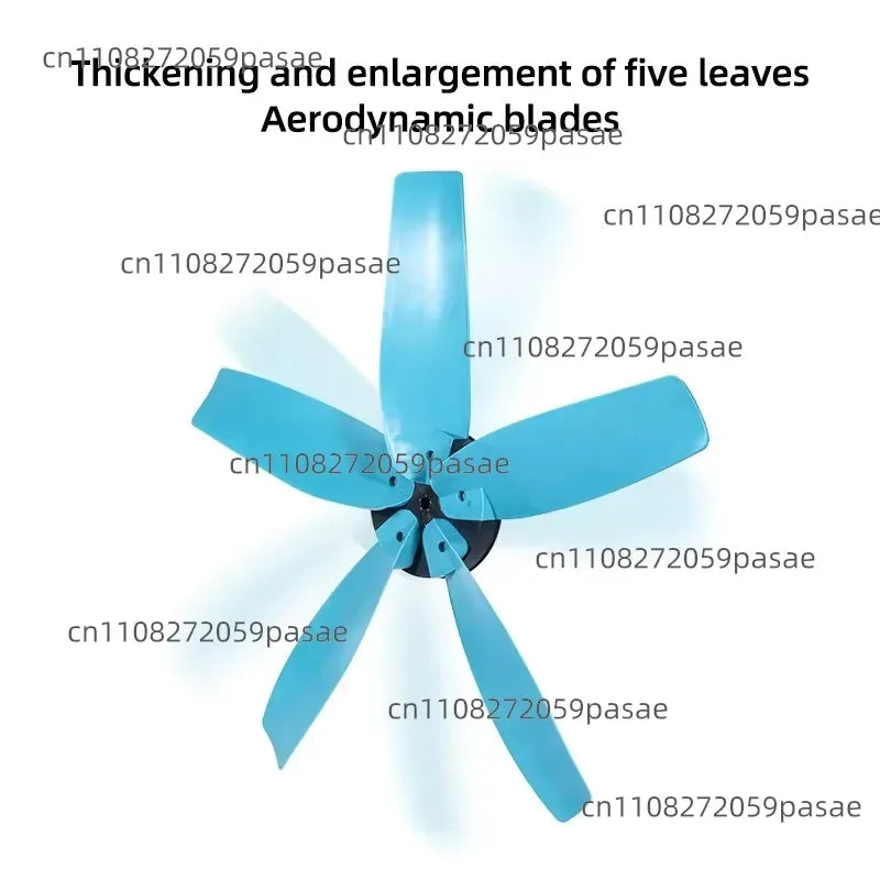 Industrial Wall-Mounted Axial Cooling Fan 220V | Large Mobile
