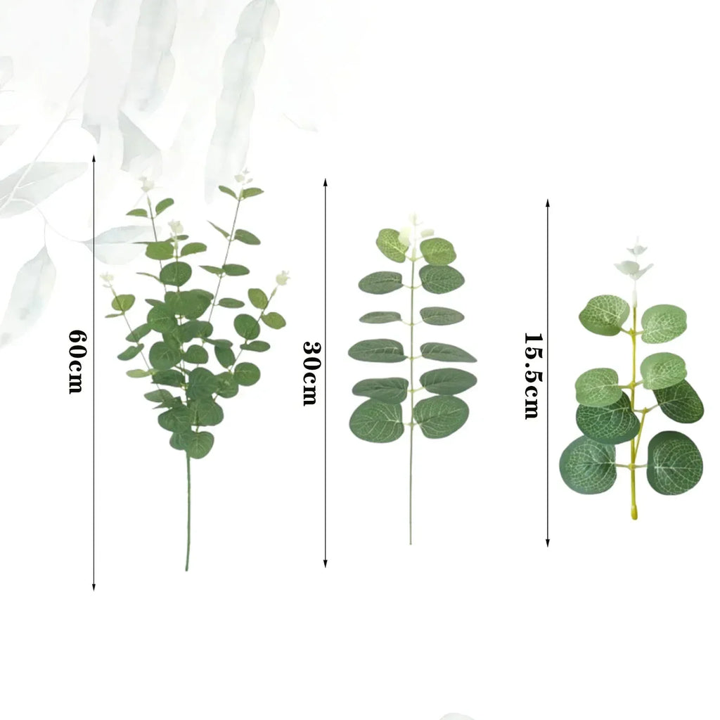Artificial Eucalyptus Leaf Picks 3 Styles – Wedding & Home Décor