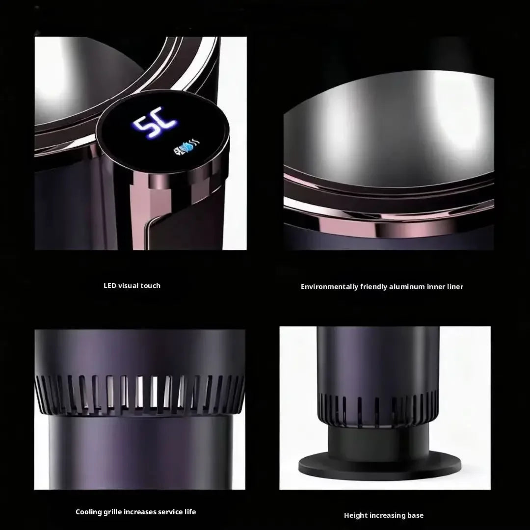Car Smart Cooling & Heating Cup | Digital Display 12V Mug