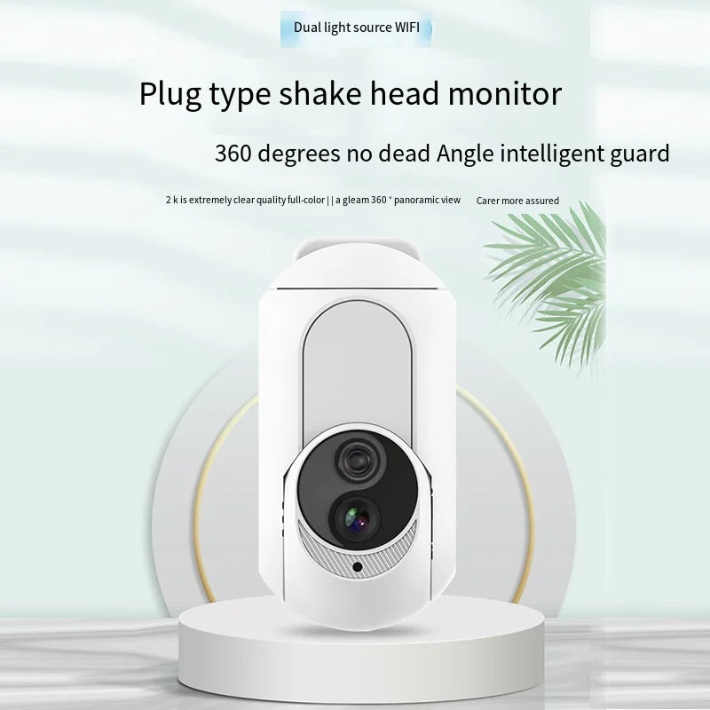 Tuya Wall Plug Camera Wifi 360 1080P Surveillance Home Security