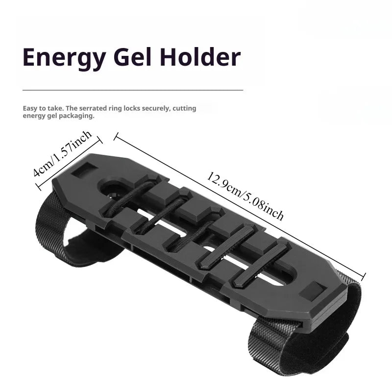 ENLEE Bike Energy Gel Holder – Elastic Buckle Cycling Mount