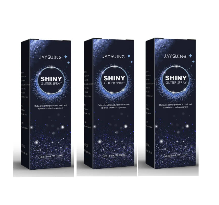 Diamond Body Glitter Spray – Shimmer Highlighter for Face & Hair