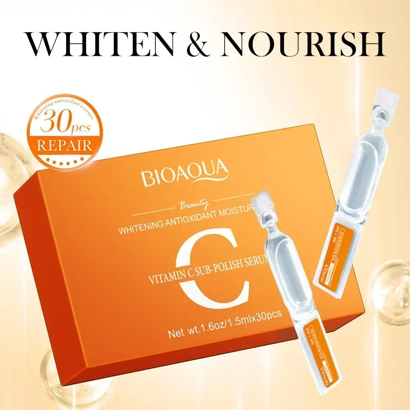 Retinol Vitamin C Hyaluronic Acid Face Serum – 30 Ampoules