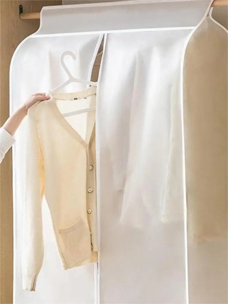 Clothes Dust Cover Wardrobe Hanging Window Clothing Cloth Household