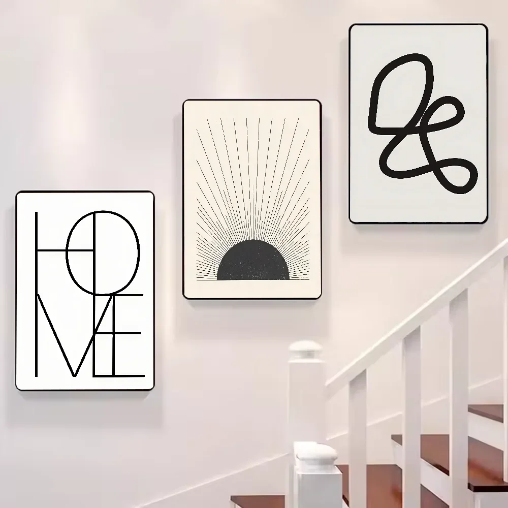 Abstract Bohemian Canvas Wall Art Poster | Aesthetic Home Décor