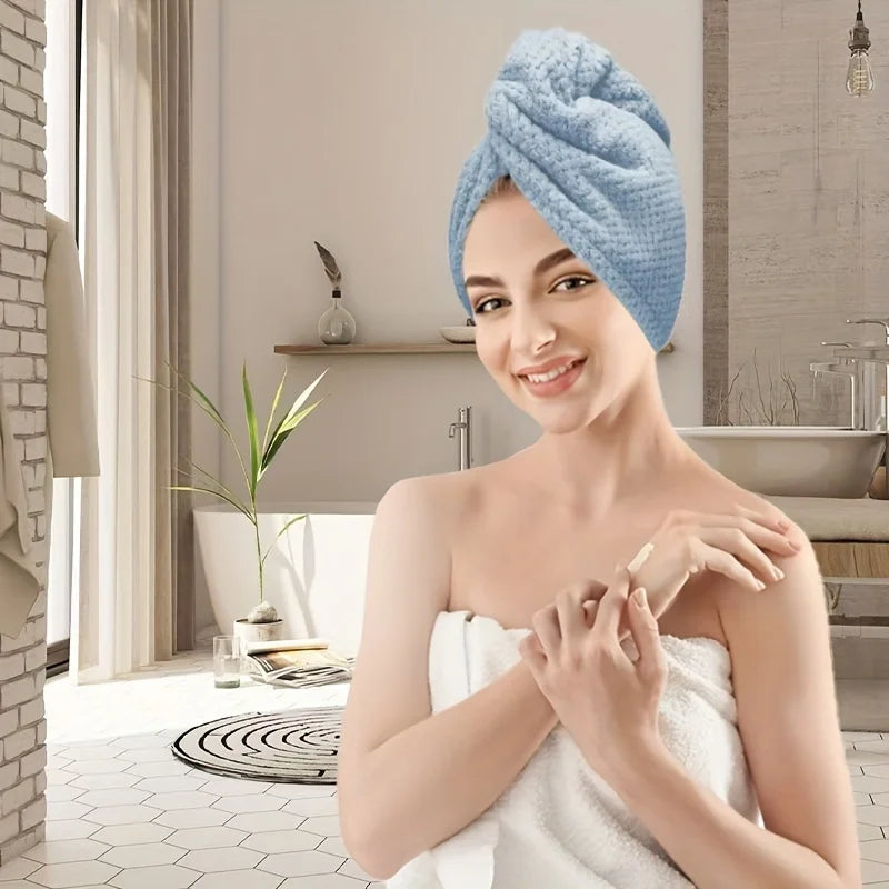Microfibre Hair Towel Wrap – Quick-Drying & Ultra-Absorbent