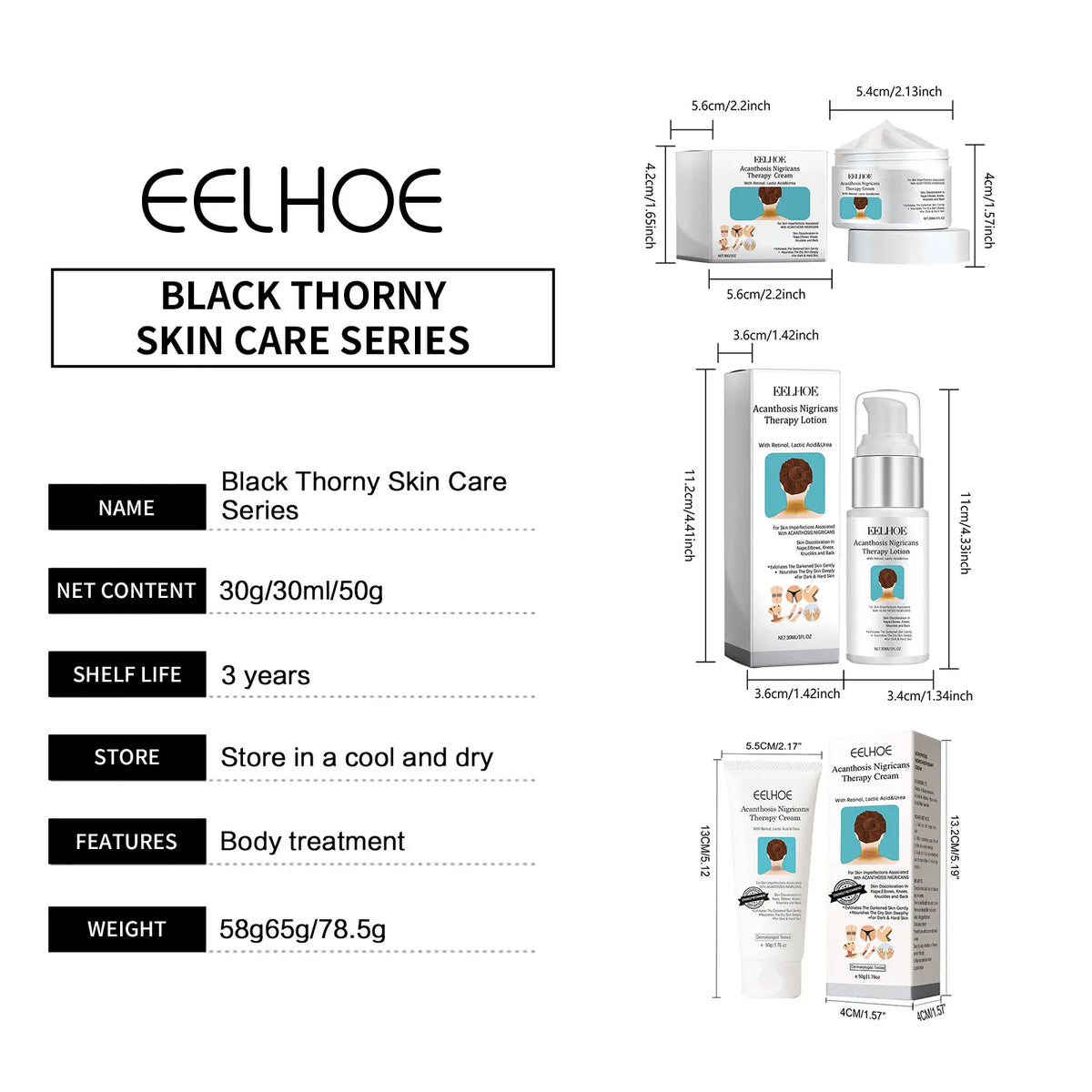 EELHOE Brightening Nourishing Cream – Neck, Underarm & Joints