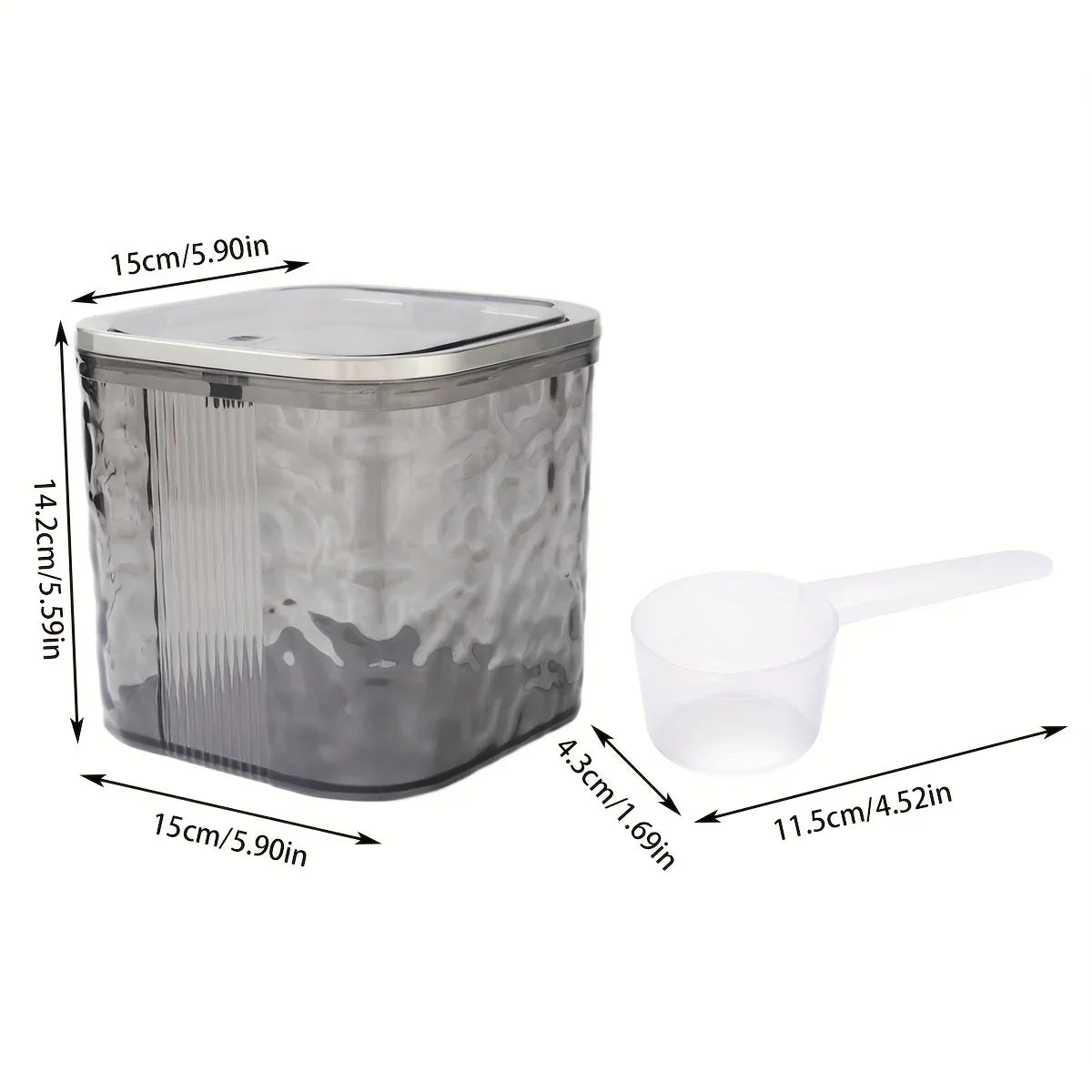 Multi-functional Laundry Capsule Organizer Spoon Durable Plastic