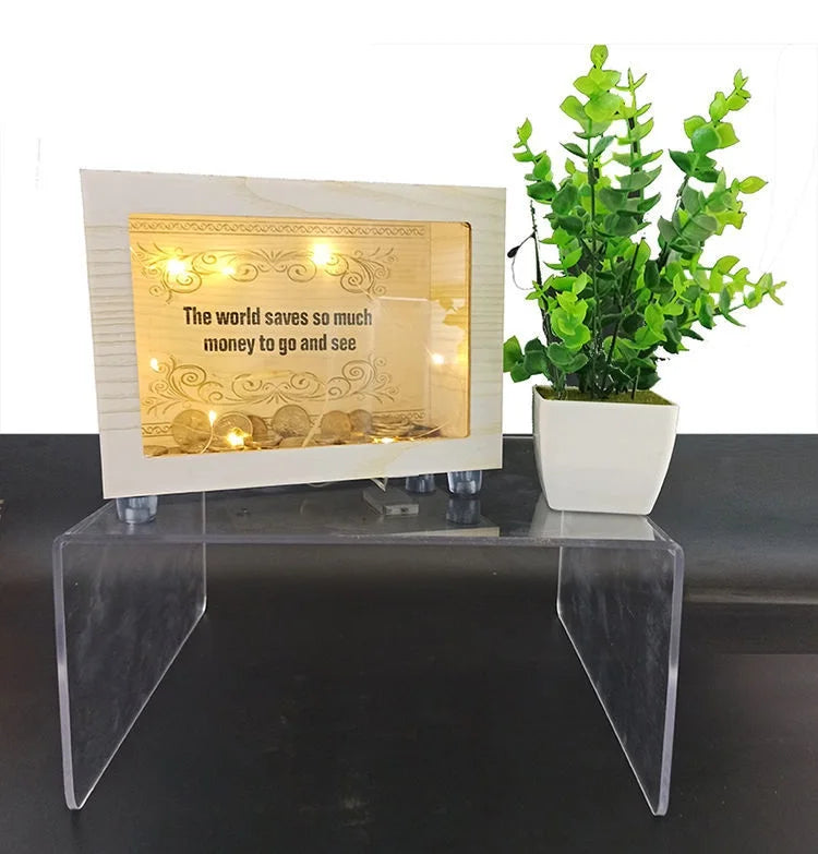 U-Shape Acrylic Display Risers – 15 Sizes for Jewelry & Figures