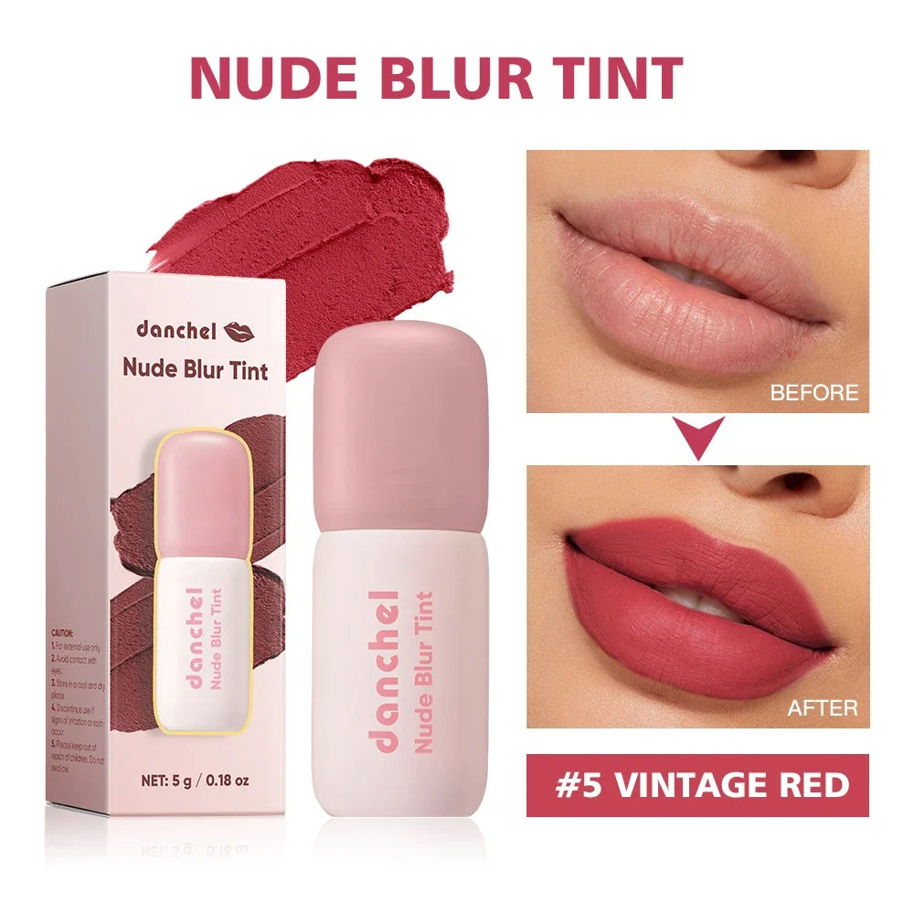 K-Beauty Nude Blur Tint 2-in-1 Lip & Cheek Stain – Light Apricot