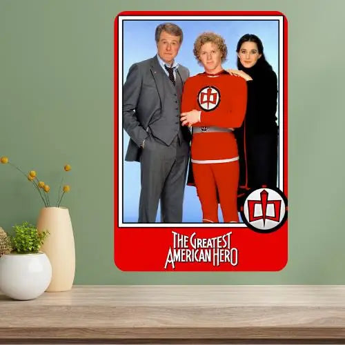 Greatest American Hero Metal TV Poster Sign | Retro Wall Decor