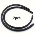 2pcs Car B-Pillar Rubber Weatherstrip Door Edge Seal Strip